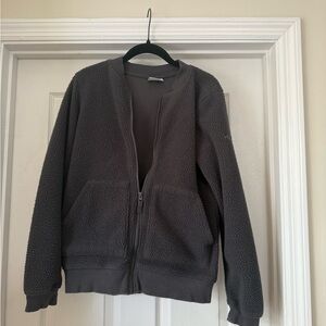 Gray Columbia Sherpa Bomber Jacket